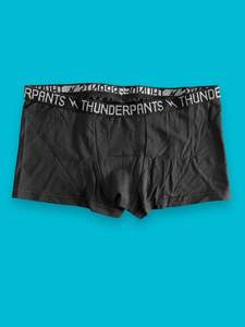 Black: Flat Front Boxer Black