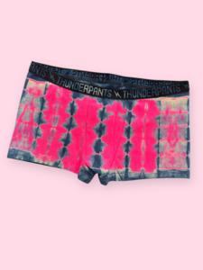 One Off Creations: Flat Front Boxer Hot Pink Plaid