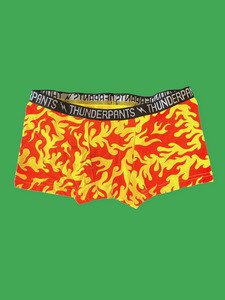 Flat Front Boxer Flames