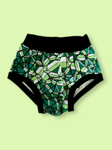 Pouch Fronted Brief Emerald Crystals - 2XL only