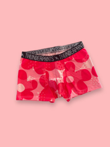 Pouch Fronted Underwear: Pouch Boxer Big Pink Floral - limited sizes
