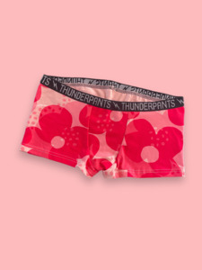 Big Pink Floral: Flat Front Boxer Big Pink Floral - limited sizes