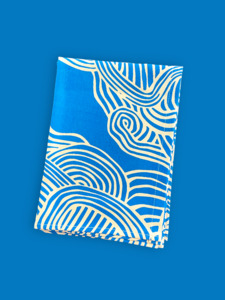 Homeware Tea Towels: Tea Towel Blue Zen