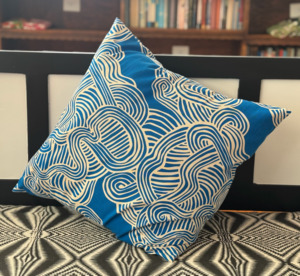 Homeware Cushions Covers: Cushion Cover Blue Zen