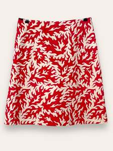 Skirts: PATCH POCKET Skirt Flames
