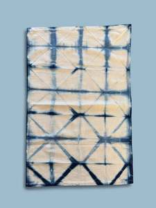 One Off Creations: Tea Towel - Itajime Indigo