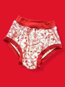 Briefs: Vanilla Pouch Fronted Brief Candy Canes