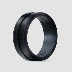 Rings: Groove Ring - Black