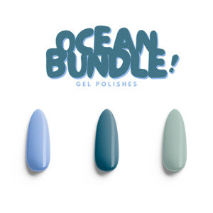 Blue And Green Gel Polishes: Gel Polish Ocean Bundle