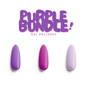 Pink And Purple Gel Polishes: Gel Polish Purple Bundle