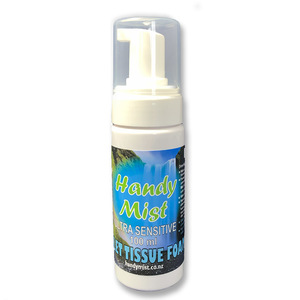 Products: Handy Mist Tissue Foam - Handy Mist - eco-friendly substitute for disposable wipes