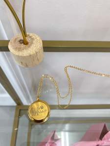 Accessories: Gold Wāhine Perfume Necklace