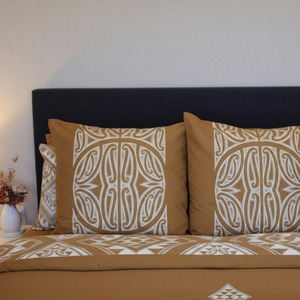 Organic Cotton Bedding Collection: Mānuka Clay European Pillowcases (pair) - Ships in 2 weeks