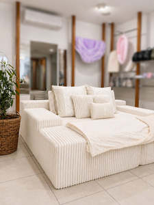 Cloud Compressed Sofas: XL Cloud Cream Sofa - (5 Week - Delivery)