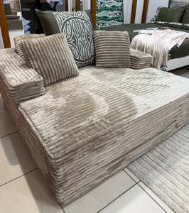 Cloud Compressed Sofas: Single Cloud Taupe Sofa (FREE Euro Covers with purchase)
