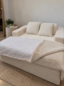 Cloud Compressed Sofas: Single Cloud Cream Sofa (FREE Euro Covers with purchase)