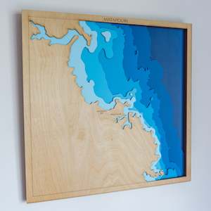 Wooden Map: Matapouri