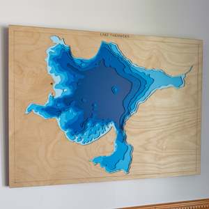 North Island Maps: Lake Tarawera