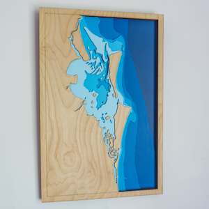 Global Seafloor Maps: Brisbane, Queensland, Australia