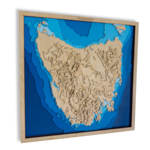 Global Seafloor Maps: Tasmania, Australia