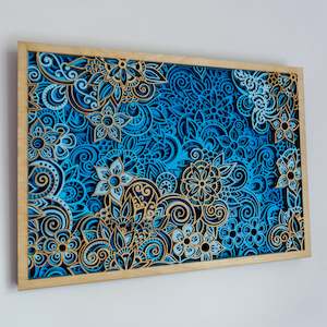 New: Flower Art – Handcrafted Wooden Depth Map