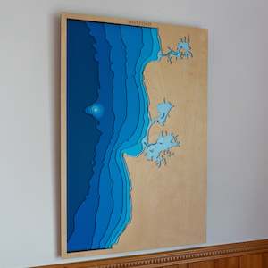 New Zealand Coastlines: Raglan-Kawhia Harbour, Waikato, New Zealand - Large