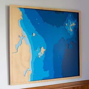 Pauanui–Tairua & Aldermen Islands Map – Handcrafted NZ Art