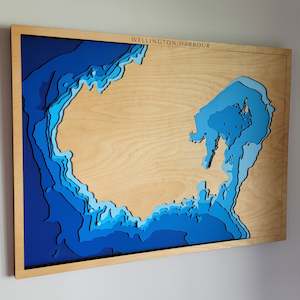Bespoke Market Pieces: Market Special - Wellington Harbour, New Zealand - Large