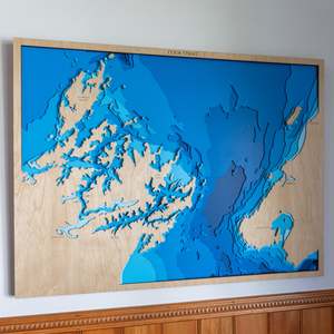 New Zealand Coastlines: Cook Strait, New Zealand - XL