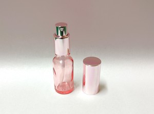 30ml To 50ml: 30ml Rose Pink Glass Bottle with Rose Gold Mister
