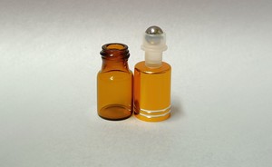 1.ml To 5ml: 2ml Amber Roll On Glass Bottle Gold Lid