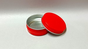 60g Red Aluminium Pot