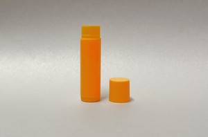 Packaging: 5g Lip Balm Orange Plastic Tube
