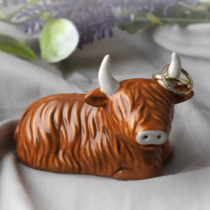 Highland Cow Ring Holder