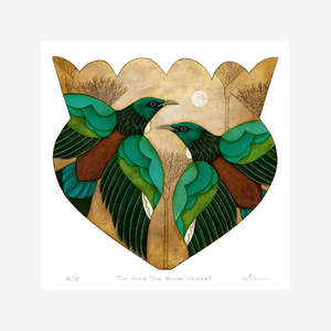 Wall Art: Tui And The Moon Vessel Print