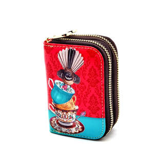 Gift For Her: Double Card Holder: Cracking Up