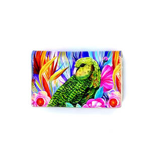 Gift For Her: Kakapo Flip Over Card Holder
