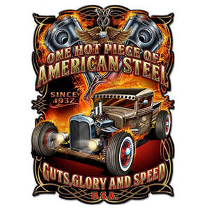 Gifts For Him: Glory Embossed Iron Wall Art