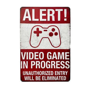Gifts For Him: Alert Video Game Sign