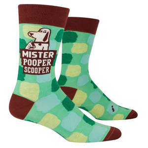 Gifts For Him: Men's Socks - Mr Pooper Scooper