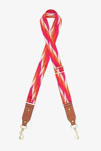 Bag Strap - Mixed Berry Chevron