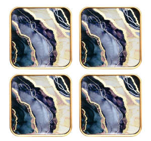 Gold Marble Coasters