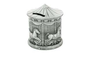 Carousel Box Pewter Finish