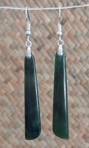 Greenstone Drop Earrings