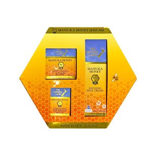 Gift Sets: Manuka Honey 3pc Hexagon Gift Box