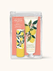 Gift Sets: The Lemon Tree Lip Balm & Hand Lotion Set