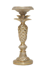Gold Pineapple Candle Holder