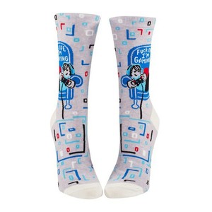 Socks: Women's Socks - F**k Off, I'm Gaming