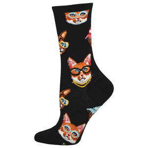 Socks: One Cool Cat Women Socks
