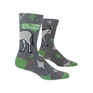 Socks: Men's Socks - All Puns Intended